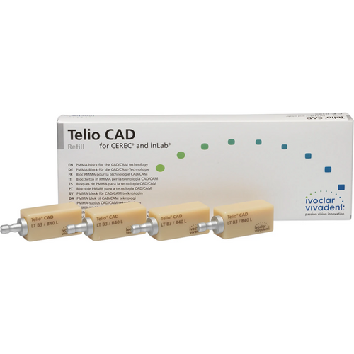 Telio® CAD Pakke med 9 stk, størrelse B40L, B3 LT