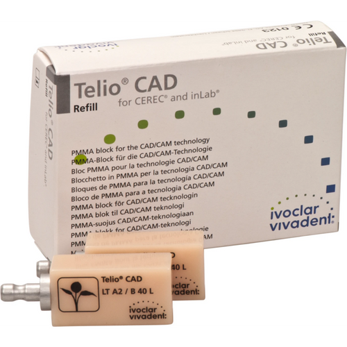 Telio® CAD Pack of 3 pieces size B40L, A2 LT