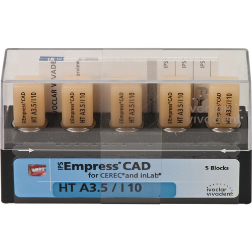 IPS Empress® CAD A-D for CEREC Pakke med 5 blokker størrelse I10, A3.5 HT