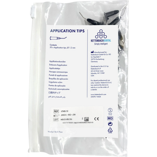Visalys® Bulk Flow applikasjonstipper Pakke med 50 stk. Ø 1,2 mm