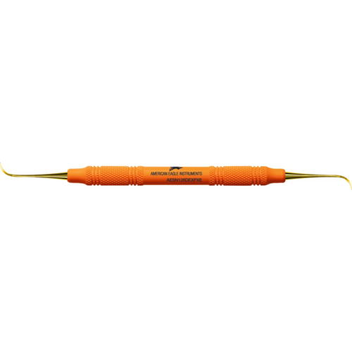 Skalere XP® SQUARED stykke oransje, Nebraska N128, fremre, dobbelsidig, plastgrep