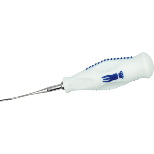PeriLux stykke buet, 2 mm, ErgoTouch hvit