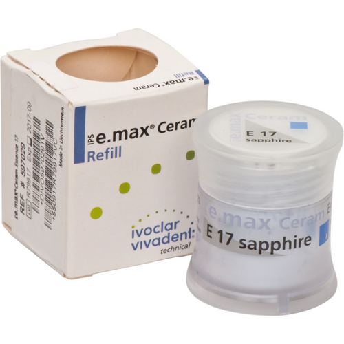 IPS e.max® Ceram Tinnboks 5 g pulveressens 17-safir