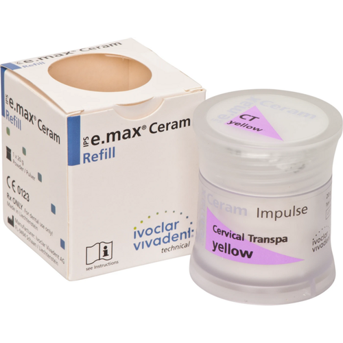 IPS e.max® Ceram Boks 20 g pulver impuls cervikal gul