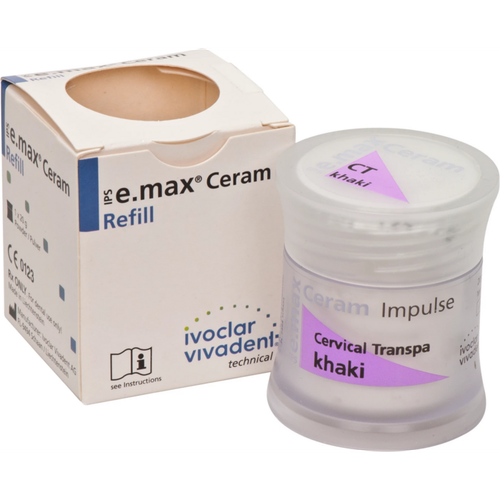 IPS e.max® Ceram Boks 20 g pulver impulse cervikal transparent khaki