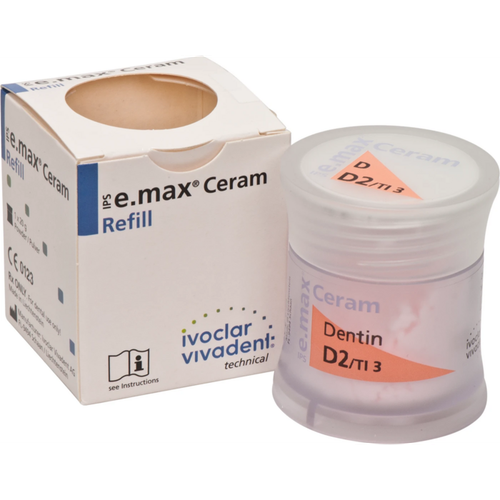 IPS e.max® Ceram Boks 20 g pulver dentin D2