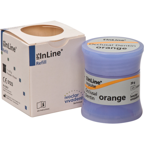 IPS InLine® Boks 20 g pulver okklusal dentin oransje