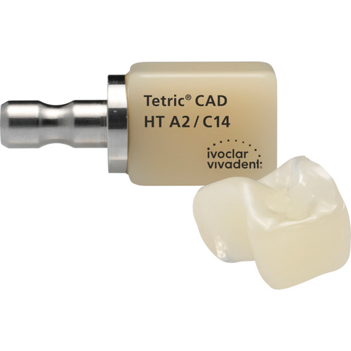 Tetric® CAD for CEREC/inLab Pakke med 5 blokker, størrelse C14, A3,5 HT