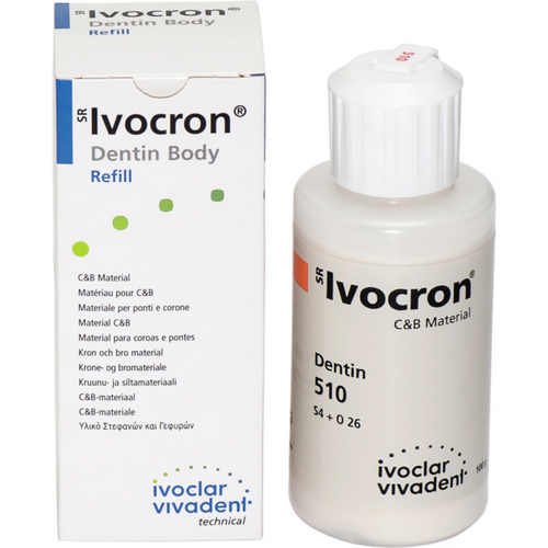SR Ivocron® Flaske 100 g pulver dentin 510/6D