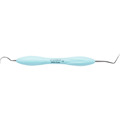 LM WHO-sonde periodontometer Stykke Figur 23/550B, lyseblå, LM-ErgoSense® skaft
