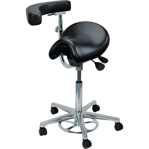 Bambach® armlene til sadelsete stykke svart lang høyre, vinyl