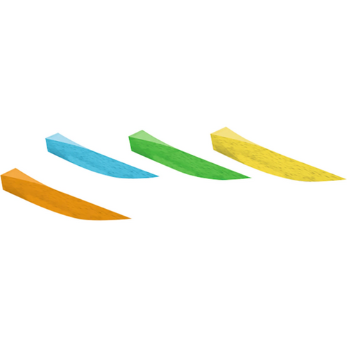 Interdentale kiler av lønnetre Sett 100 stk (30 x oransje, 30 x blå S, 20 x grønn M, 20 x gul L)