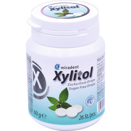 Xylitol-drops Tin 60 g drops, mint