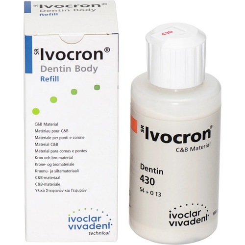 SR Ivocron® Flaske 100 g pulver dentin 430/4B