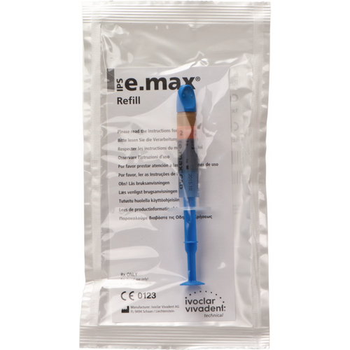 IPS e.max CAD Krystallisering Sprøyte 3 g krystallisering, nyanse 2