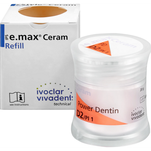 IPS e.max® Ceram Power Boks 20 g pulver dentin D2