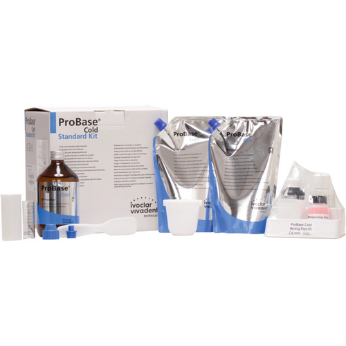 ProBase® Cold Standardpakke 2 x 500 g pink-V pulver, 500 ml væske, tilbehør