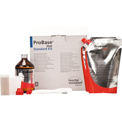 ProBase® Hot Standardsett 2 x 500 g pulver (rosa), 500 ml monomer, tilbehør