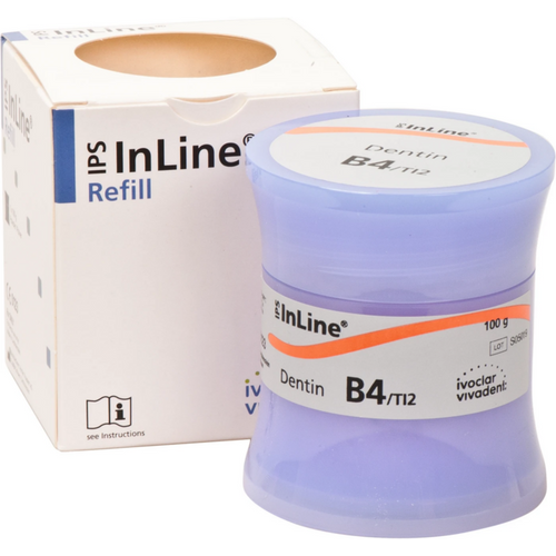 IPS InLine® Boks 100 g pulver dentin A-D B4