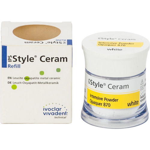 IPS Style® Ceram Boks 18 g pulver intensiv opak hvit