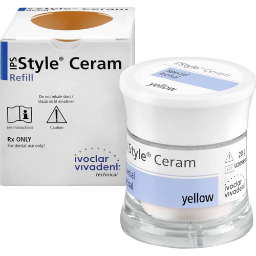 IPS Style® Ceram Boks 20 g pulver, spesial incisalt, gul