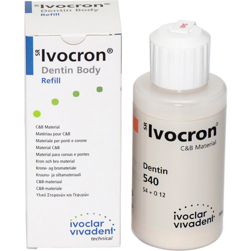 SR Ivocron® Flaske 100 g pulver dentin 540/4D