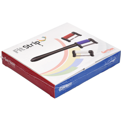 FitStrip 10 x 0,21 mm strips belagt på begge sider, medium blå, 2 håndtak