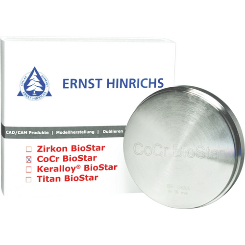 CoCr BioStar Piece Milling blank H 12 mm