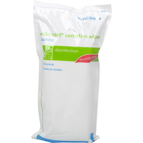 Netherlands mikrozid sensitive wipes påfyllingspose 200 stk