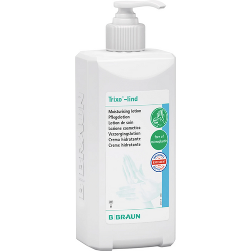 Trixo -lind dispenserflaske 500 ml med doseringspumpe