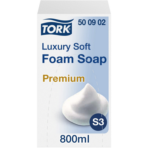 TORK luxury foam soap S3 kartong 4 x 800 ml flaske