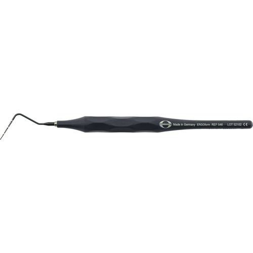 BLACK PSI periodontometer Stk. med skala 1 mm (1–15 mm), ERGOform 134° håndtak, antrasitt