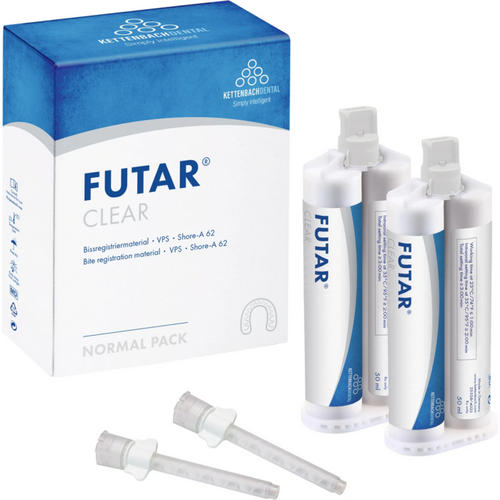 Futar® Clear Pakke 2 x 50 ml dobbeltpatron, 6 blandespisser