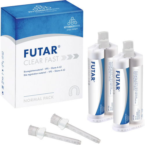 Futar® Clear Fast Pakke 2 x 50 ml dobbelpatron, 6 blandespisser