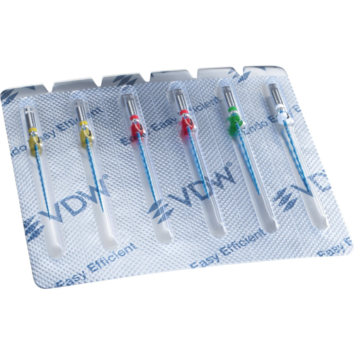 Reciproc® Minima NiTi-filer Sortiment 6 Stk. 31 mm, størrelse (2 x R20, 2 x R25, 1 x R35, 1 x R45)