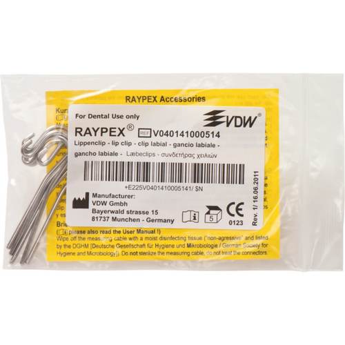Raypex®-leppeklips Pakke 5 autoklaverbare deler