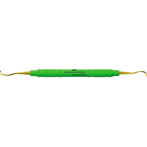 Scalers XP® SQUARED Stk. grønn, J4-U5, anterior, dobbeltsidig, plasthåndtak