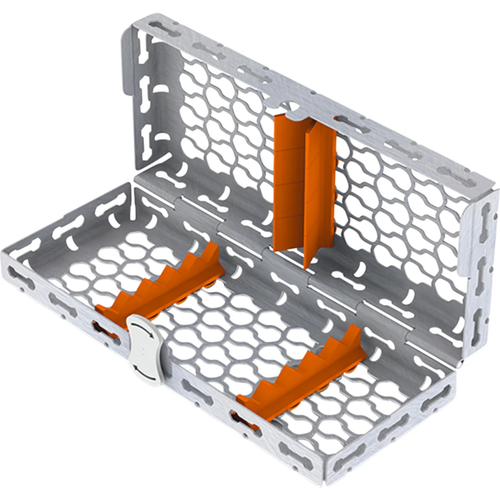Galaxy Cassette Auto Grip Stk. for 5 instrumenter, 18 x 7, oransje