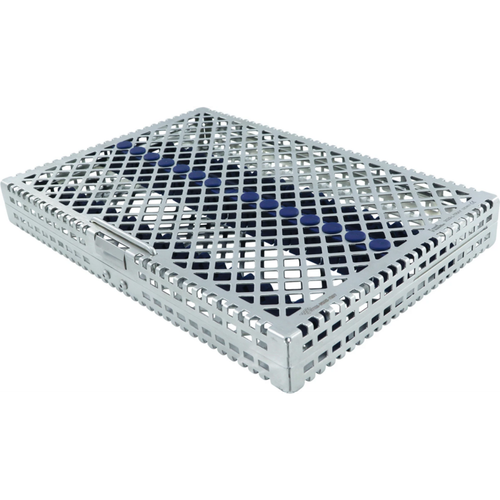 Steri-Wash-brett Stk. 280 x 190 x 34 mm blå silikon, for 15–20 instrumenter