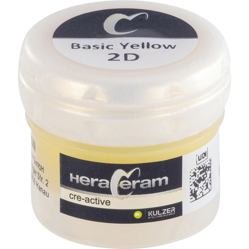 HeraCeram® cre-active Can(s) 2 ml Paste 2D, basic yellow