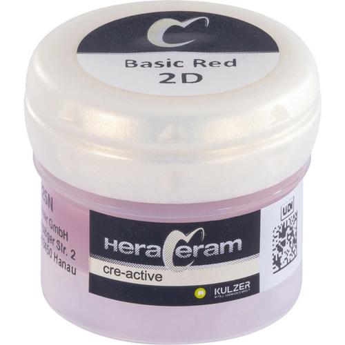 HeraCeram® cre-active Can(s) 2 ml Paste 2D, basic red