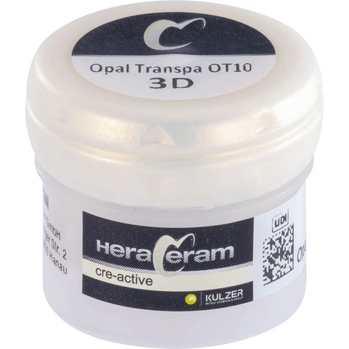 HeraCeram® cre-active Can(s) 2 ml Paste 3D, Opal Transpa OT 10