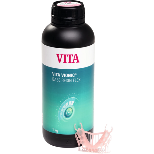 VITA VIONIC® BASE RESIN FLEX Bottle 1 kg pink translucent