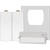 THERMOLAX rull 40 stk standard, 60 x 60 cm, hvit
