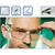 Hager iSpec beskyttelsesbrille Pure Fit stk. Briller små, innfatning hvit/grønn, linse fargeløs