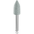 EVE ECOCERAM 10 stk. lys grå, grov, RA, flammeform, 5 x 10 mm