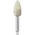 EVE BRACKET 100 stk hvit grov, RA, flammeform, 5 x 10 mm