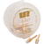 Jiffy Composite polerer 10 stk hvite, RA, figurtupp