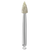 EVE BRACKET 100 stk. hvite grove, RA, figur liten spiss, 3 x 7,5 mm