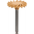 Jiffy Universal Natural polerer 3 stk. gul fin, RA, twist-form, 14 mm